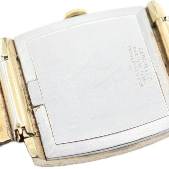 Vintage 29mm 1974 Caravelle Men's Mechanical Wristwatch 11DP Base Metal - Picture 5 of 5